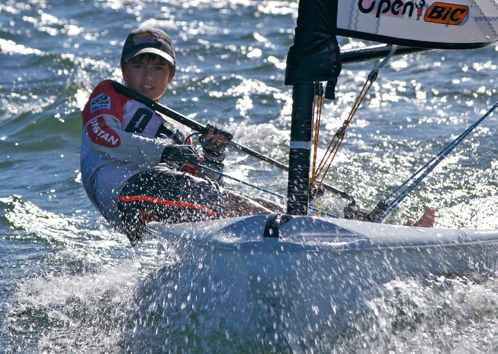 Oliver Medd, RFBYC,WA - Third Place Gold Fleet - Zhik Australian Open Bic Cup © Jennifer Medd